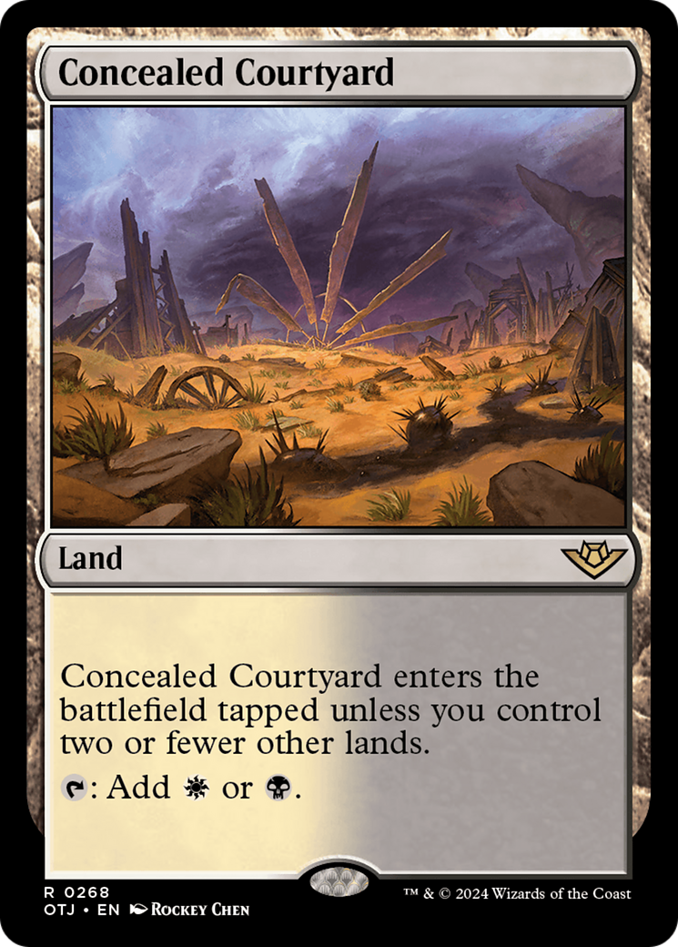 Concealed Courtyard [Outlaws of Thunder Junction] - The Mythic Store | 24h Order Processing