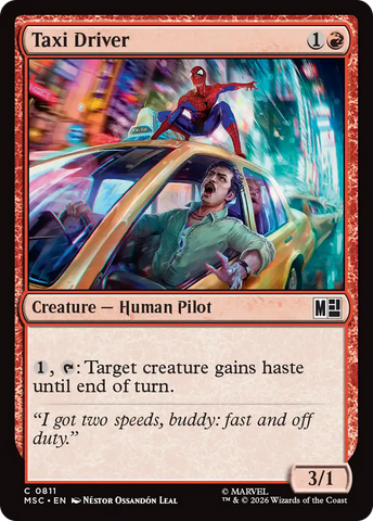 Taxi Driver [Marvel Super Heroes Commander] - The Mythic Store | 24h Order Processing