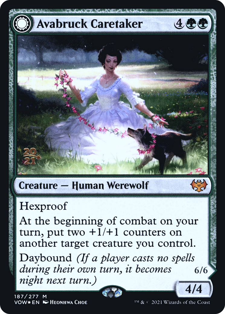 Avabruck Caretaker // Hollowhenge Huntmaster [Innistrad: Crimson Vow Prerelease Promos] - The Mythic Store | 24h Order Processing