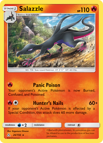 Salazzle (26/156) [Sun & Moon: Ultra Prism] - The Mythic Store | 24h Order Processing