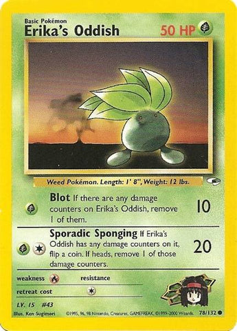 Erika's Oddish (78/132) [Gym Heroes Unlimited] - The Mythic Store | 24h Order Processing