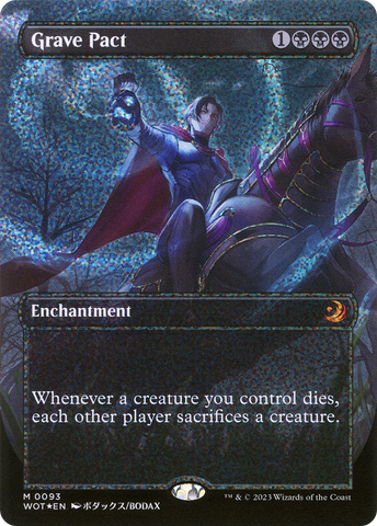 Grave Pact (Anime Borderless) (Confetti Foil) [Wilds of Eldraine: Enchanting Tales] - The Mythic Store | 24h Order Processing
