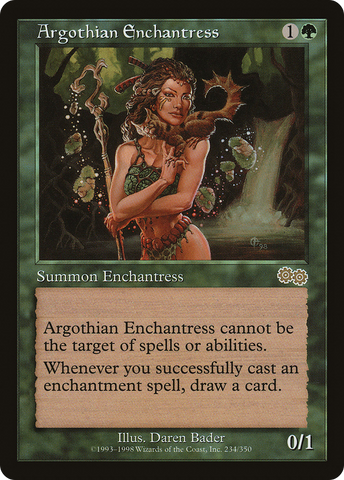 Argothian Enchantress [Urza's Saga] - The Mythic Store | 24h Order Processing