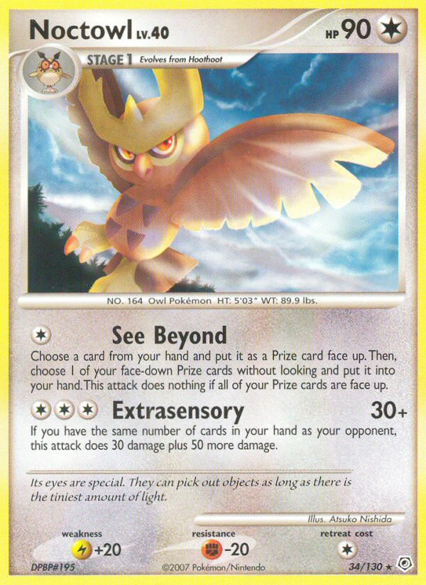 Noctowl (34/130) [Diamond & Pearl: Base Set] - The Mythic Store | 24h Order Processing