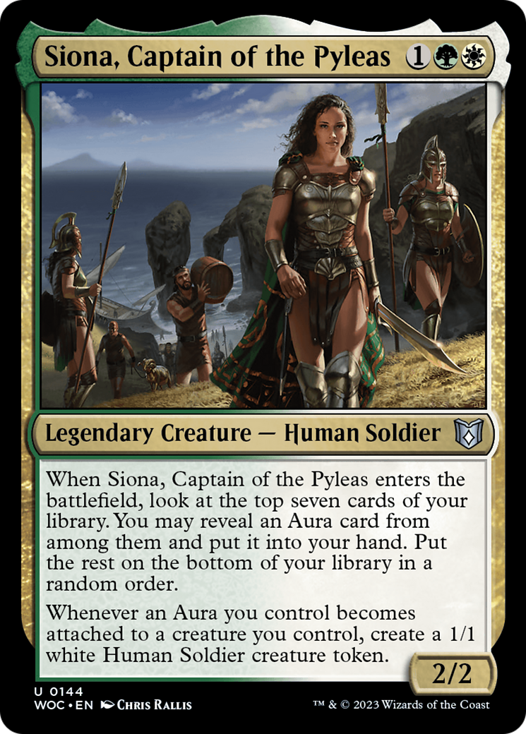 Siona, Captain of the Pyleas [Wilds of Eldraine Commander] - The Mythic Store | 24h Order Processing