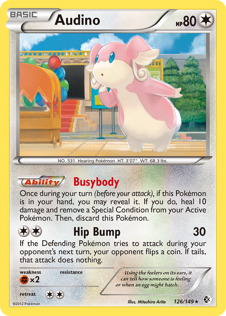 Audino (126/149) [Black & White: Boundaries Crossed] - The Mythic Store | 24h Order Processing