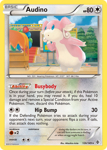 Audino (126/149) [Black & White: Boundaries Crossed] - The Mythic Store | 24h Order Processing