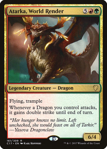 Atarka, World Render [Commander 2017] - The Mythic Store | 24h Order Processing