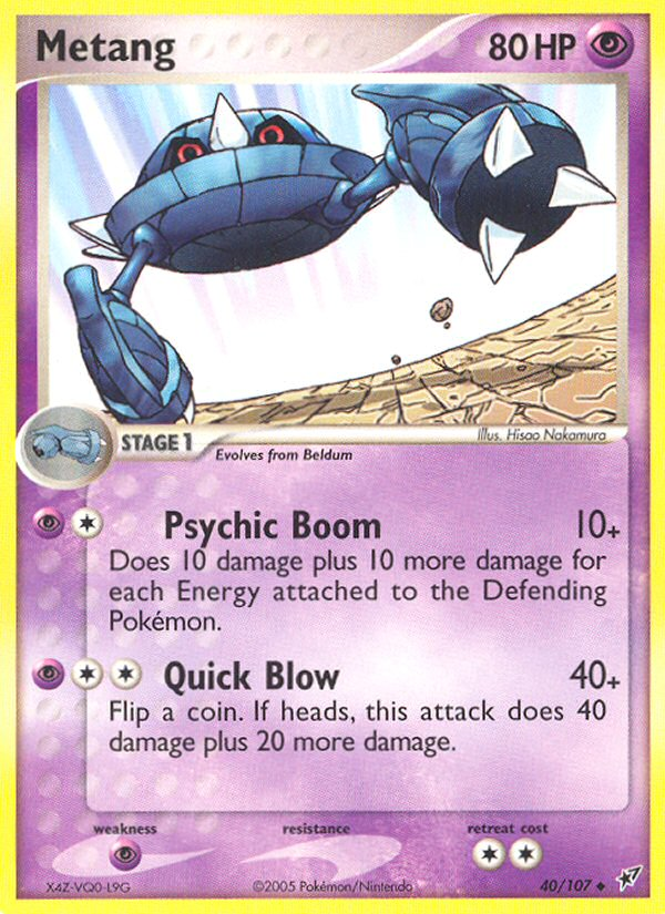 Metang (40/107) [EX: Deoxys] - The Mythic Store | 24h Order Processing