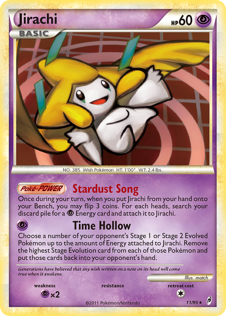 Jirachi (11/95) [HeartGold & SoulSilver: Call of Legends] - The Mythic Store | 24h Order Processing