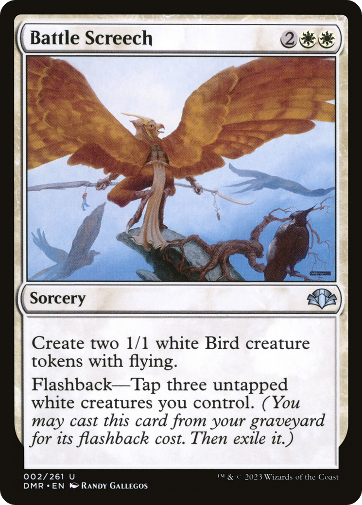 Battle Screech [Dominaria Remastered] - The Mythic Store | 24h Order Processing
