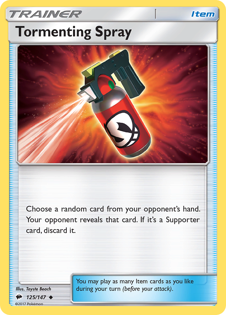 Tormenting Spray (125/147) [Sun & Moon: Burning Shadows] - The Mythic Store | 24h Order Processing
