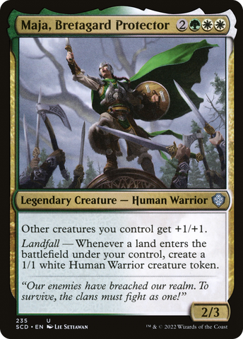 Maja, Bretagard Protector [Starter Commander Decks] - The Mythic Store | 24h Order Processing