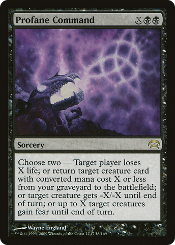 Profane Command [Planechase] - The Mythic Store | 24h Order Processing