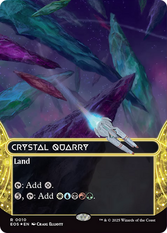 Crystal Quarry (0010) (Borderless) [Edge of Eternities: Stellar Sights] - The Mythic Store | 24h Order Processing
