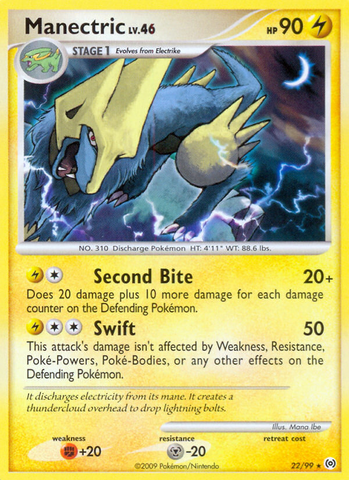 Manectric (22/99) [Platinum: Arceus] - The Mythic Store | 24h Order Processing