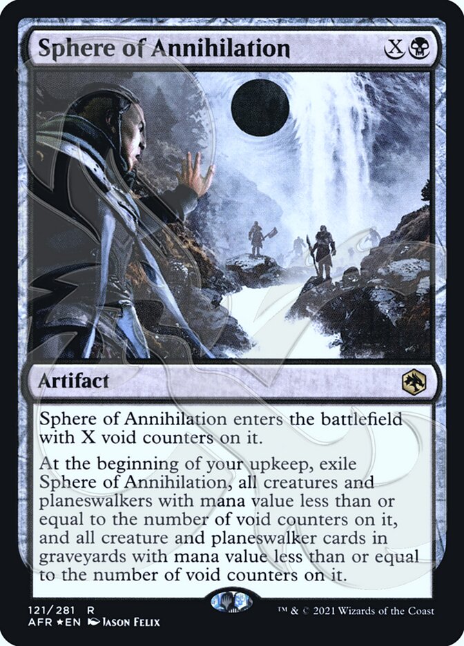 Sphere of Annihilation (Ampersand Promo) [Dungeons & Dragons: Adventures in the Forgotten Realms Promos] - The Mythic Store | 24h Order Processing