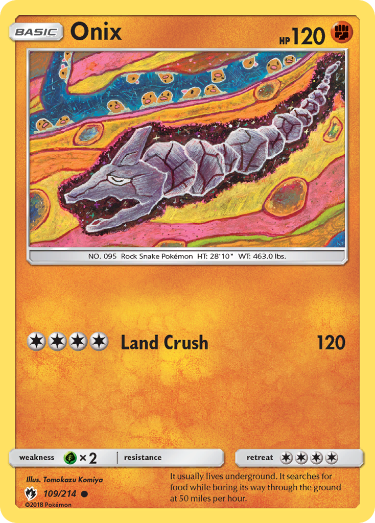 Onix (109/214) [Sun & Moon: Lost Thunder] - The Mythic Store | 24h Order Processing