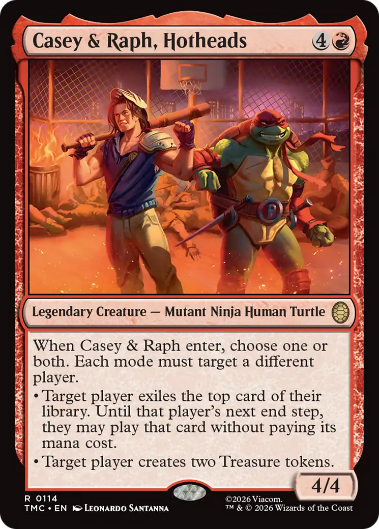 Casey & Raph, Hotheads [Teenage Mutant Ninja Turtles Commander] - The Mythic Store | 24h Order Processing