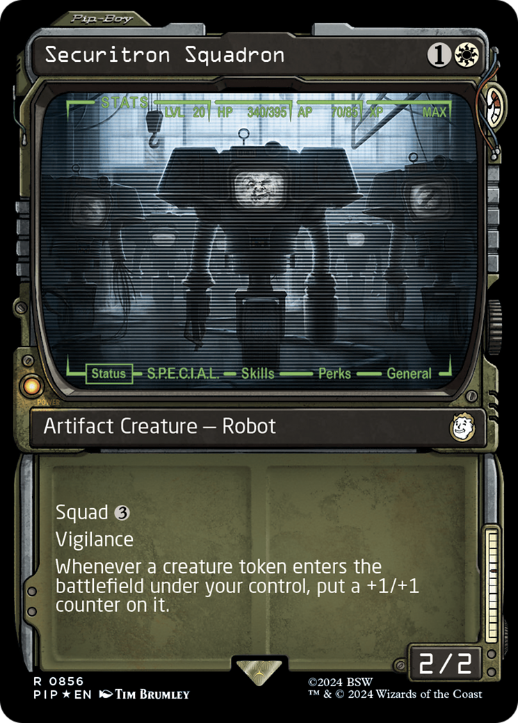 Securitron Squadron (Showcase) (Surge Foil) [Fallout] - The Mythic Store | 24h Order Processing