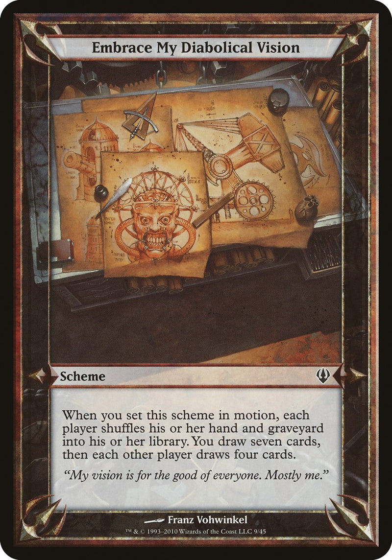 Embrace My Diabolical Vision (Schemes) [Archenemy Schemes] - The Mythic Store | 24h Order Processing