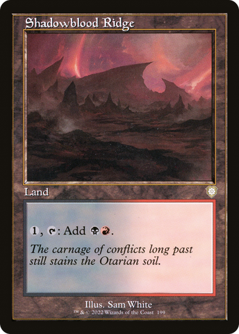 Shadowblood Ridge (Retro) [The Brothers' War Commander] - The Mythic Store | 24h Order Processing