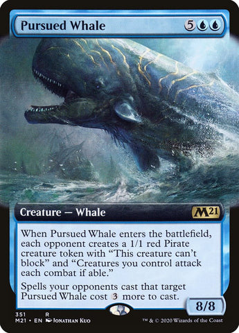 Pursued Whale (Extended Art) [Core Set 2021] - The Mythic Store | 24h Order Processing