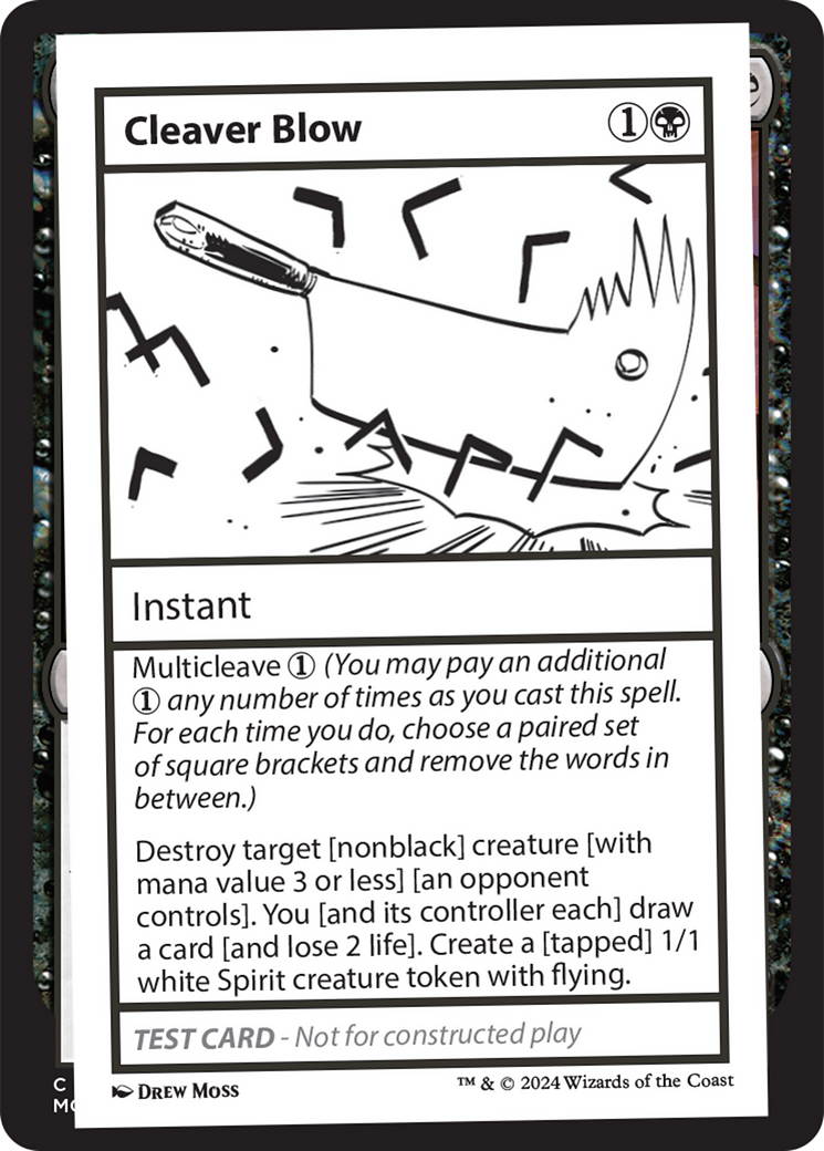 Cleaver Blow [Mystery Booster 2 Playtest Cards] - The Mythic Store | 24h Order Processing