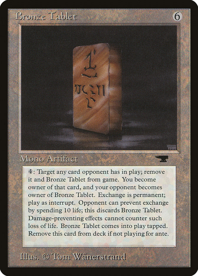 Bronze Tablet [Antiquities] - The Mythic Store | 24h Order Processing