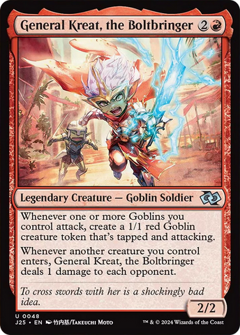 General Kreat, the Boltbringer (Anime) [Foundations Jumpstart] - The Mythic Store | 24h Order Processing