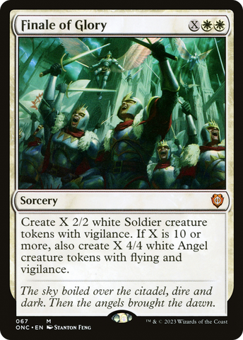 Finale of Glory [Phyrexia: All Will Be One Commander] - The Mythic Store | 24h Order Processing