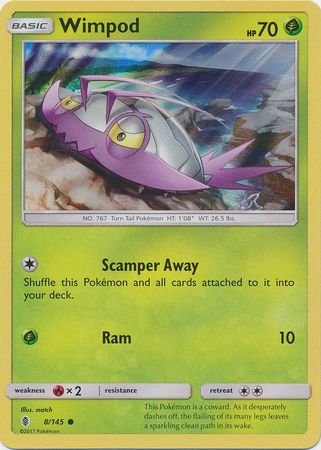 Wimpod (8/145) (Collection Promo) [Sun & Moon: Guardians Rising] - The Mythic Store | 24h Order Processing