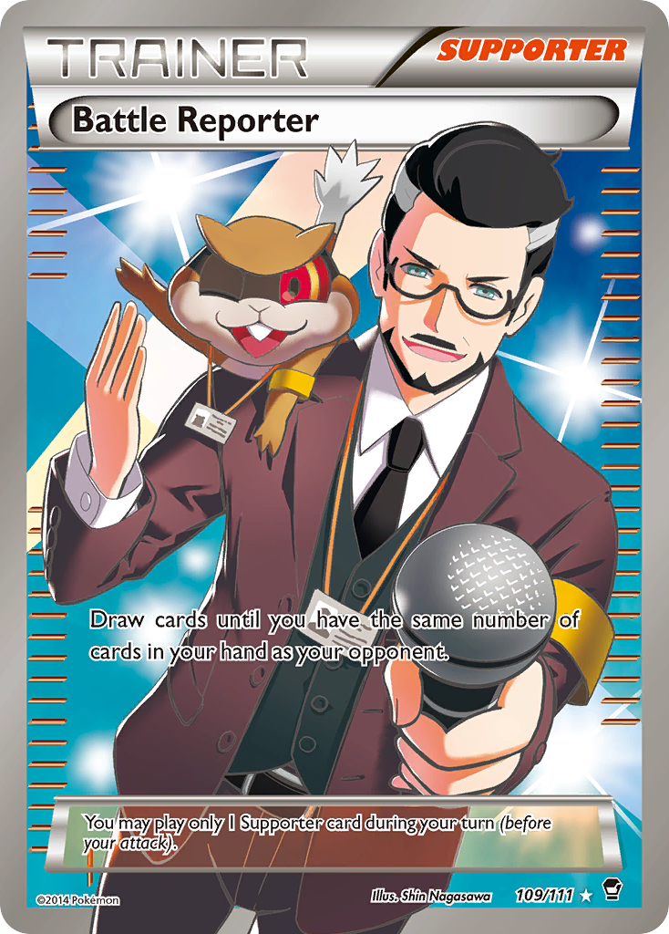 Battle Reporter (109/111) [XY: Furious Fists] - The Mythic Store | 24h Order Processing