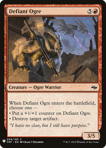 Defiant Ogre [Mystery Booster] - The Mythic Store | 24h Order Processing