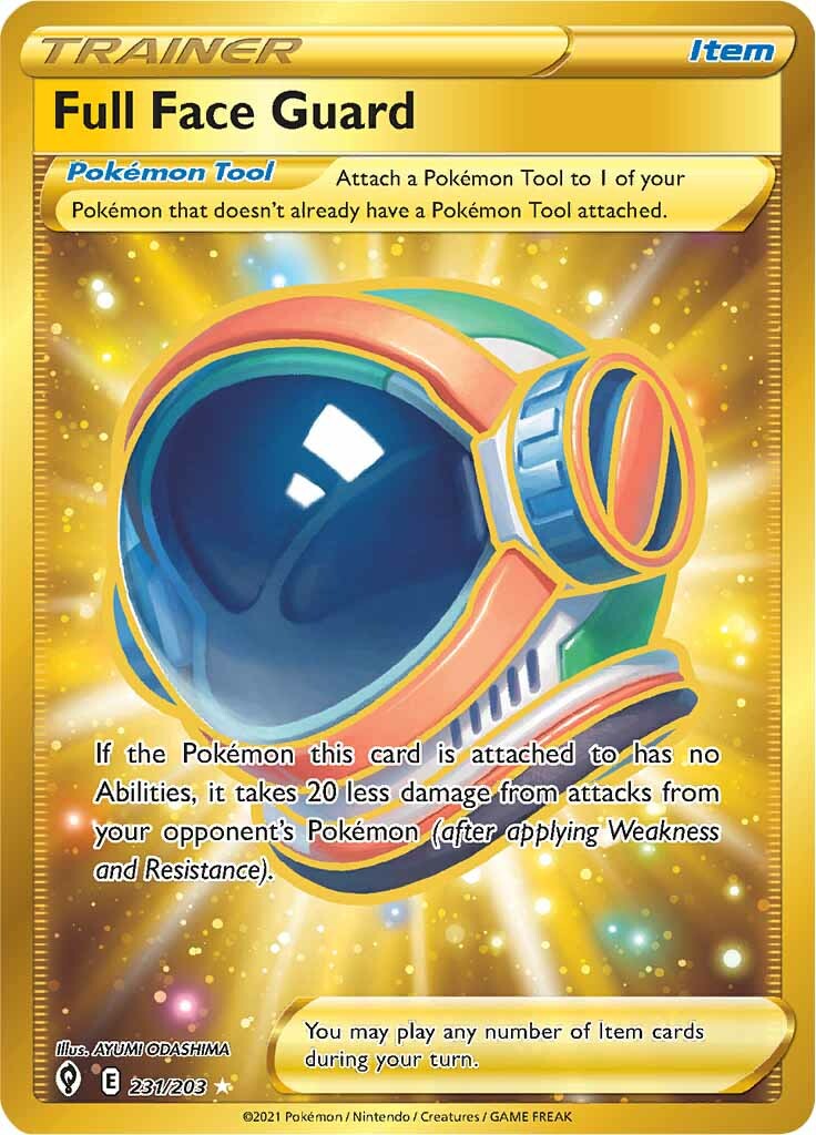 Full Face Guard (231/203) [Sword & Shield: Evolving Skies] - The Mythic Store | 24h Order Processing