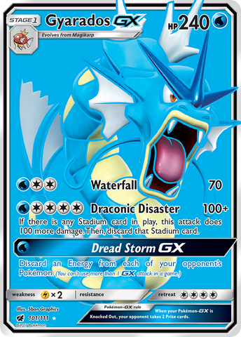 Gyarados GX (101/111) [Sun & Moon: Crimson Invasion] - The Mythic Store | 24h Order Processing