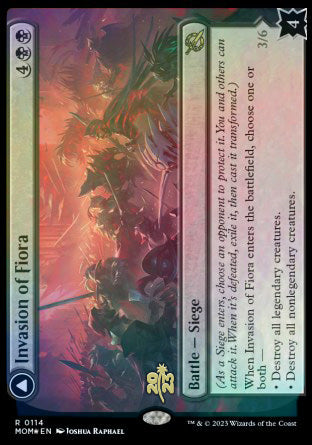 Invasion of Fiora // Marchesa, Resolute Monarch [March of the Machine Prerelease Promos] - The Mythic Store | 24h Order Processing