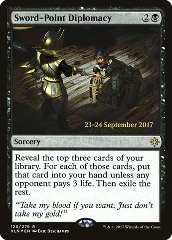 Sword-Point Diplomacy [Ixalan Prerelease Promos] - The Mythic Store | 24h Order Processing