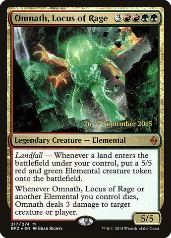 Omnath, Locus of Rage [Battle for Zendikar Prerelease Promos] - The Mythic Store | 24h Order Processing