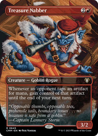 Treasure Nabber (Borderless Alternate Art) [Commander Masters] - The Mythic Store | 24h Order Processing