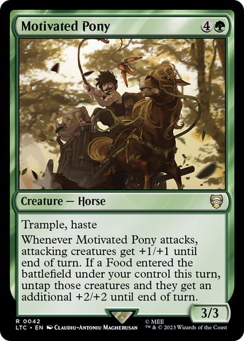 Motivated Pony [The Lord of the Rings: Tales of Middle-Earth Commander] - The Mythic Store | 24h Order Processing