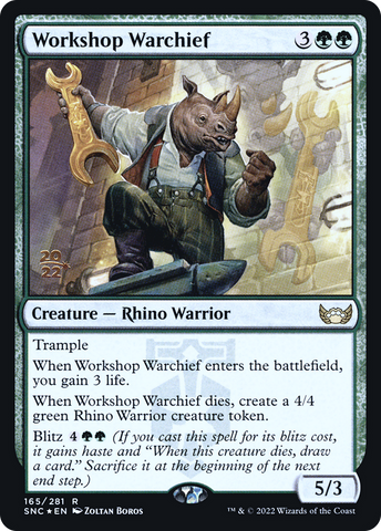 Workshop Warchief [Streets of New Capenna Prerelease Promos] - The Mythic Store | 24h Order Processing