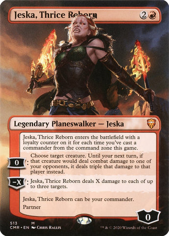 Jeska, Thrice Reborn (Borderless) [Commander Legends] - The Mythic Store | 24h Order Processing