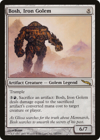 Bosh, Iron Golem [Mirrodin] - The Mythic Store | 24h Order Processing