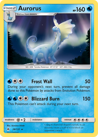 Aurorus (28/131) [Sun & Moon: Forbidden Light] - The Mythic Store | 24h Order Processing