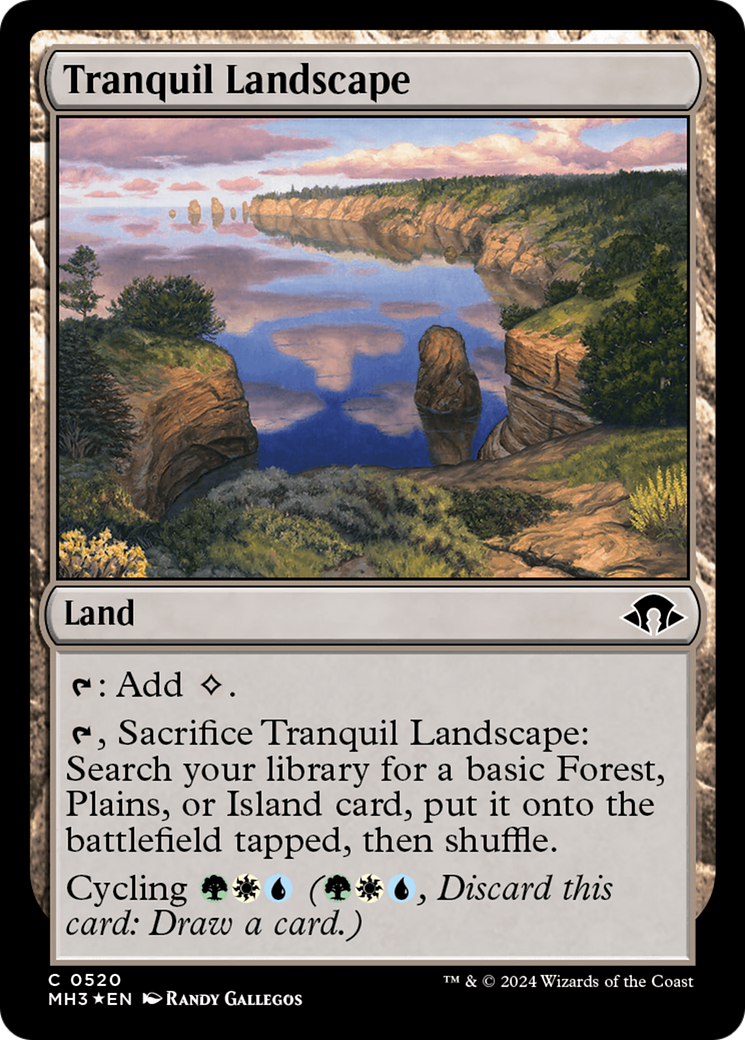 Tranquil Landscape (Ripple Foil) [Modern Horizons 3] - The Mythic Store | 24h Order Processing