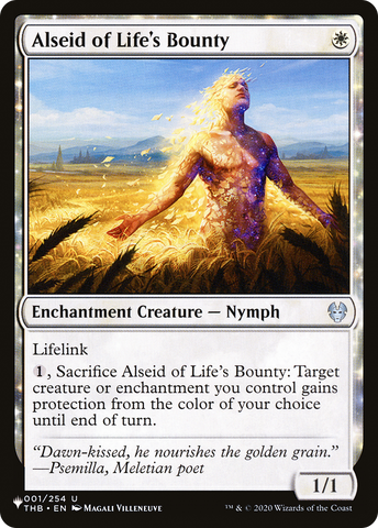 Alseid of Life's Bounty [The List] - The Mythic Store | 24h Order Processing