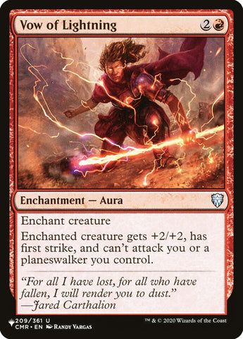 Vow of Lightning [The List] - The Mythic Store | 24h Order Processing