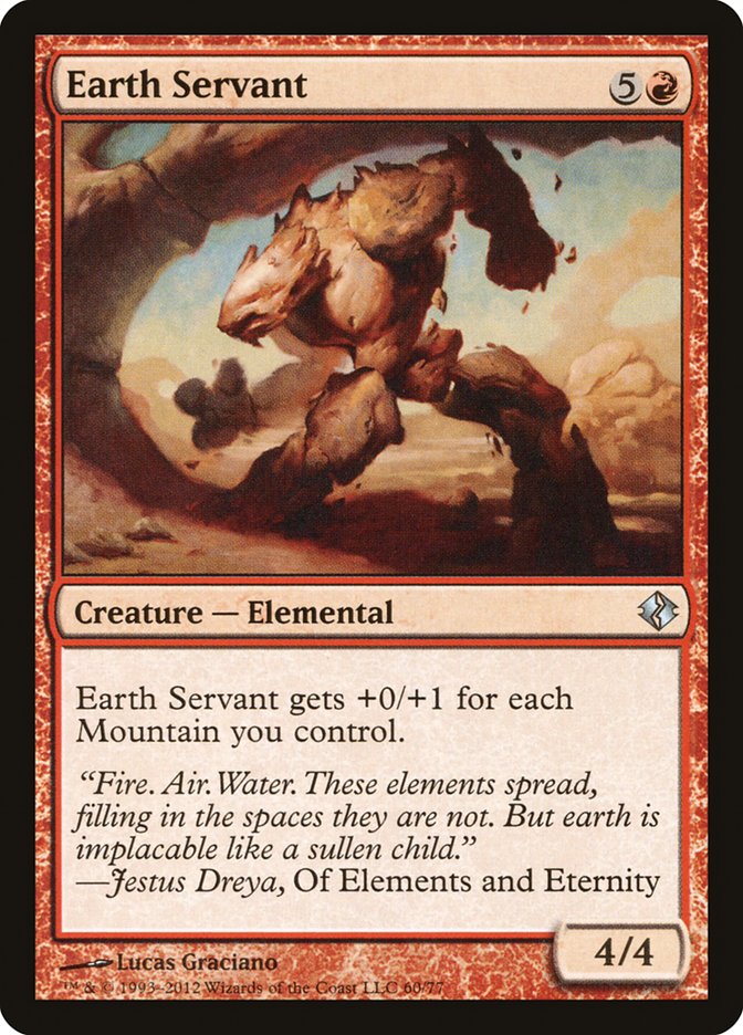 Earth Servant [Duel Decks: Venser vs. Koth] - The Mythic Store | 24h Order Processing