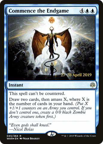 Commence the Endgame [War of the Spark Prerelease Promos] - The Mythic Store | 24h Order Processing